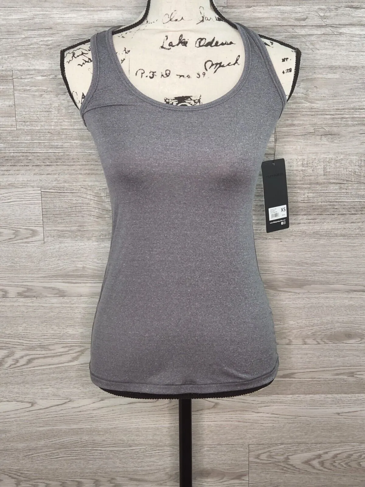 90 Degree Women's Heather Gray & Heather Charcoal 2-Pack Racerback Tank Tops