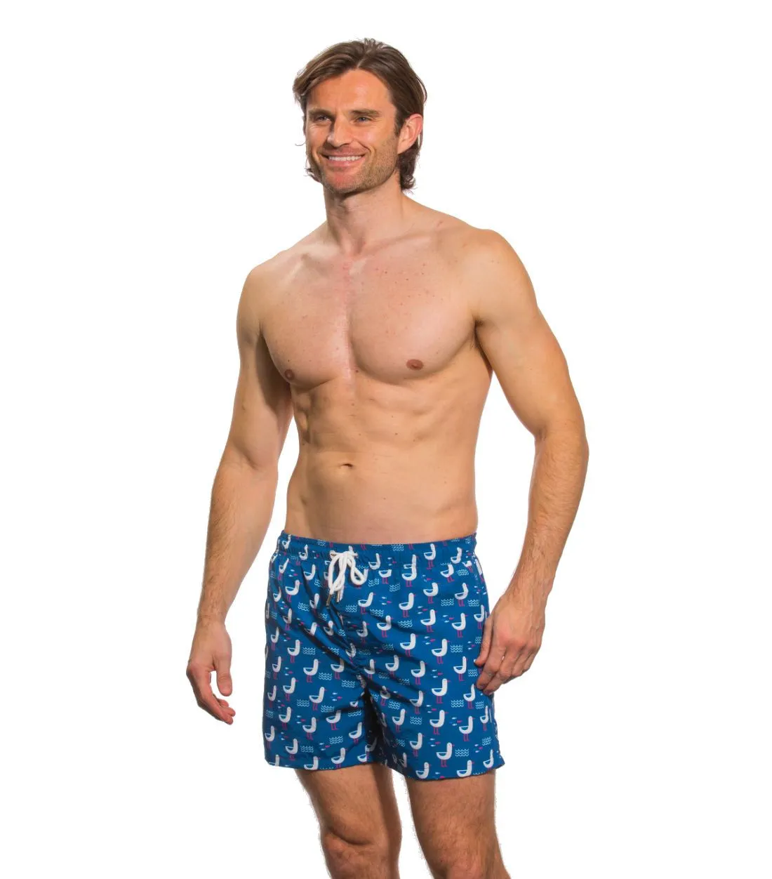 Beach Board Shorts Seagulls