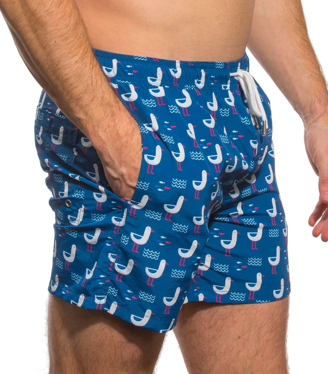 Beach Board Shorts Seagulls