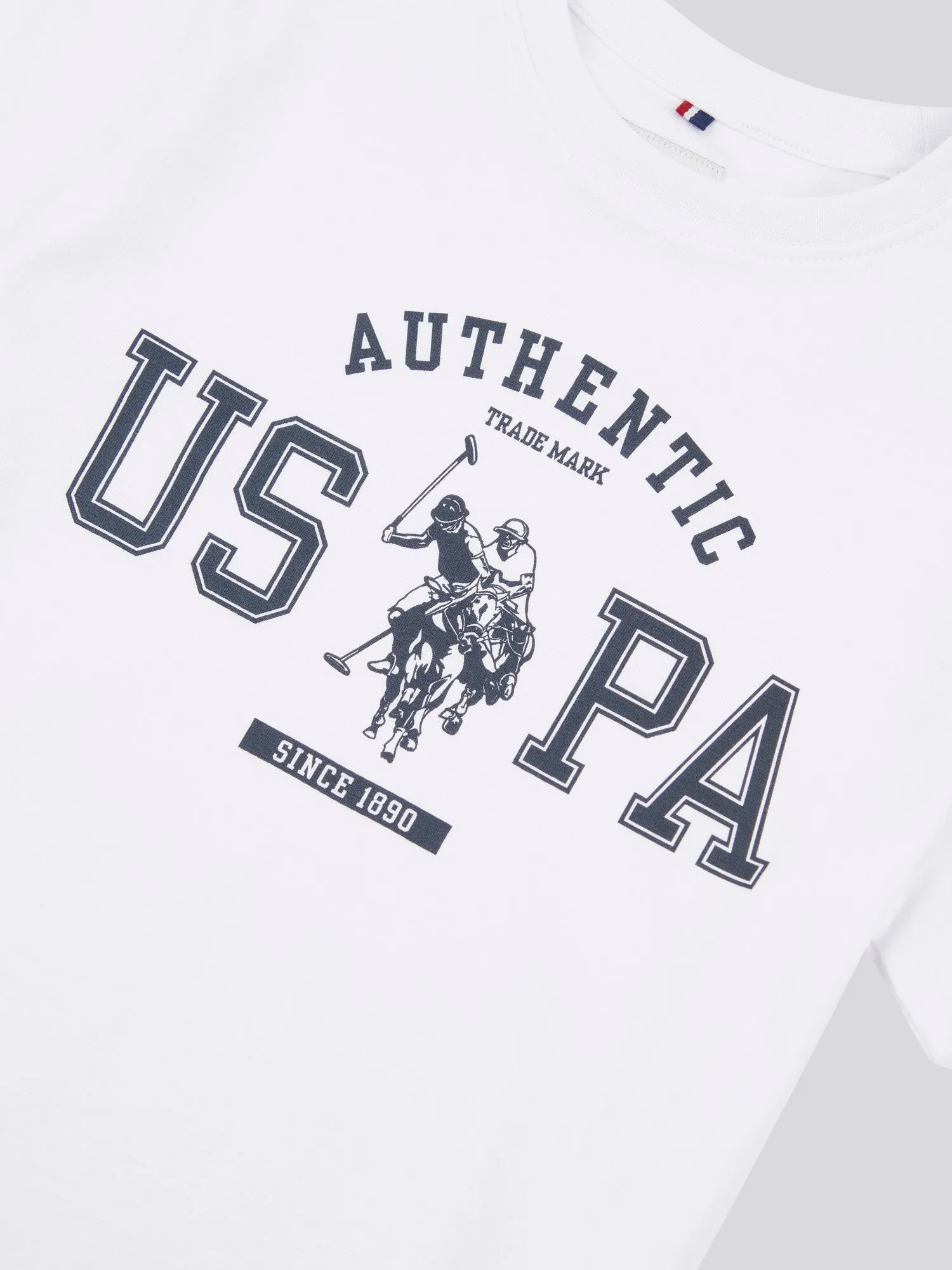 Boys Authentic Graphic T-Shirt in Bright White