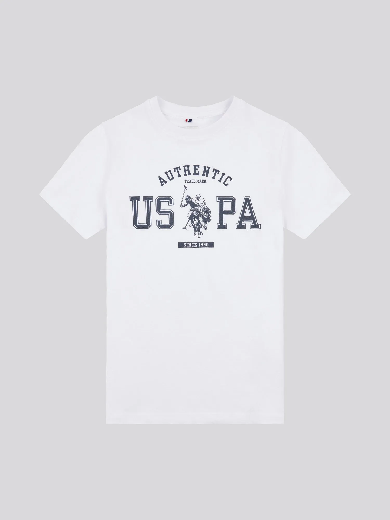 Boys Authentic Graphic T-Shirt in Bright White