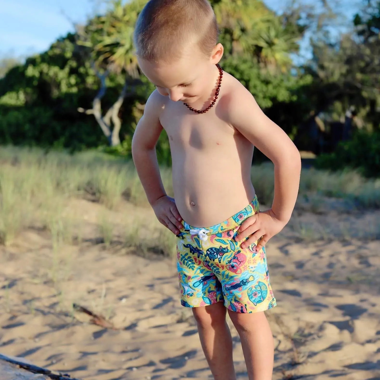 Boys Swim Trunk | Aussie Animalia