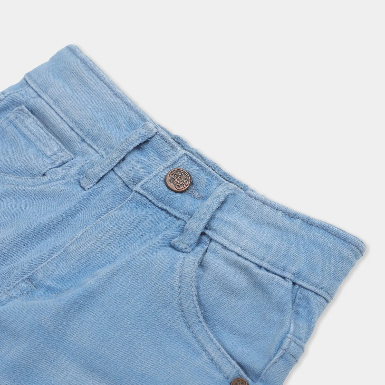 Character Pant For Boys Denim - Ice Blue