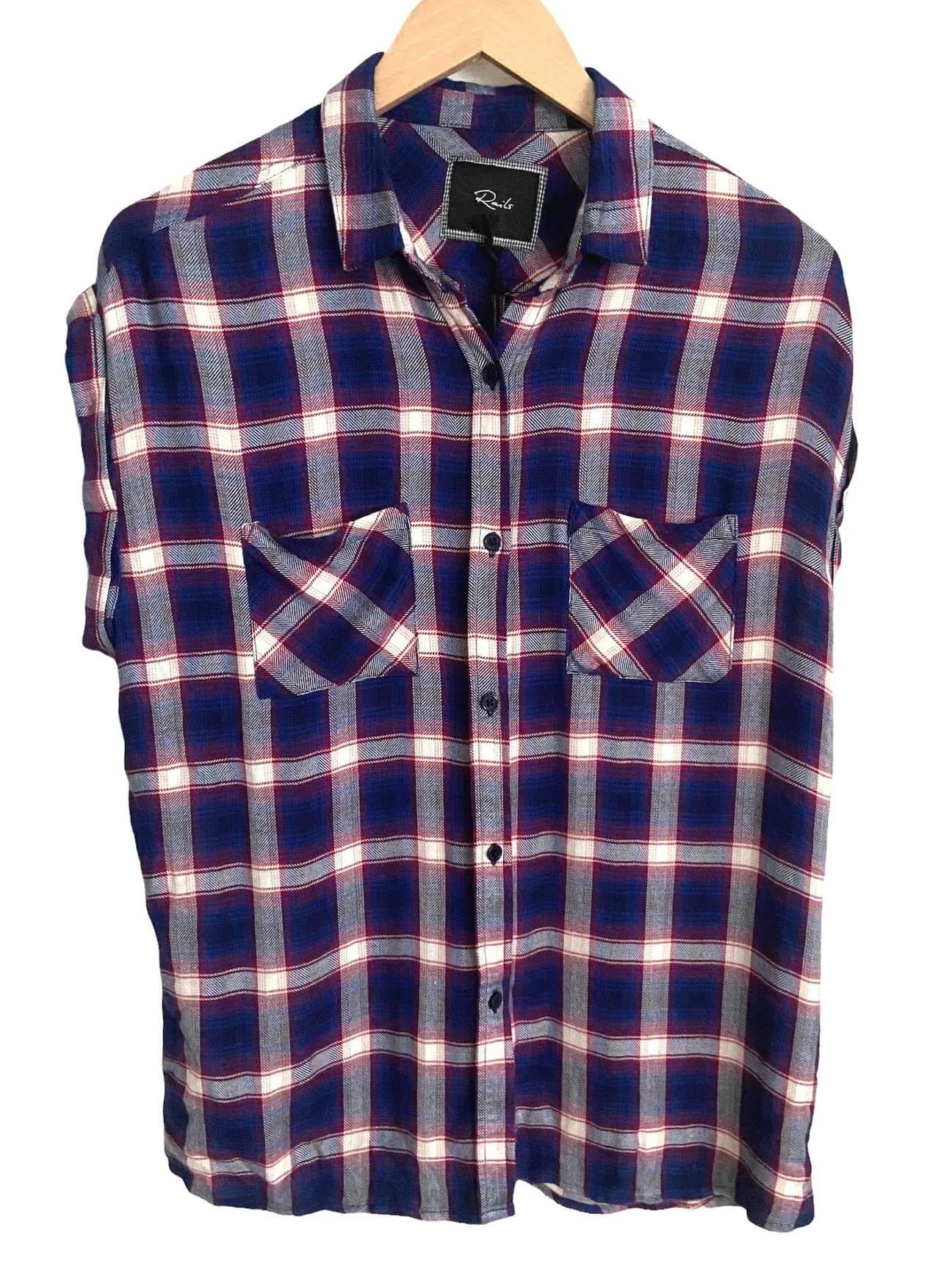 Cool Winter Plaid Sleeveless Shirt