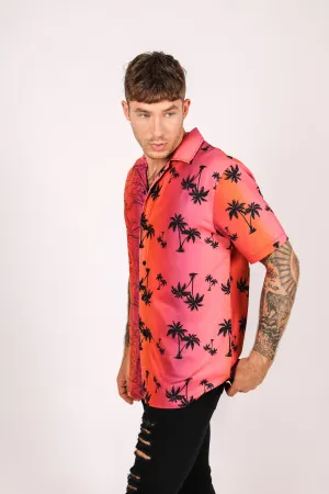 Cuba Hawaiian Resort Shirt With Split Print