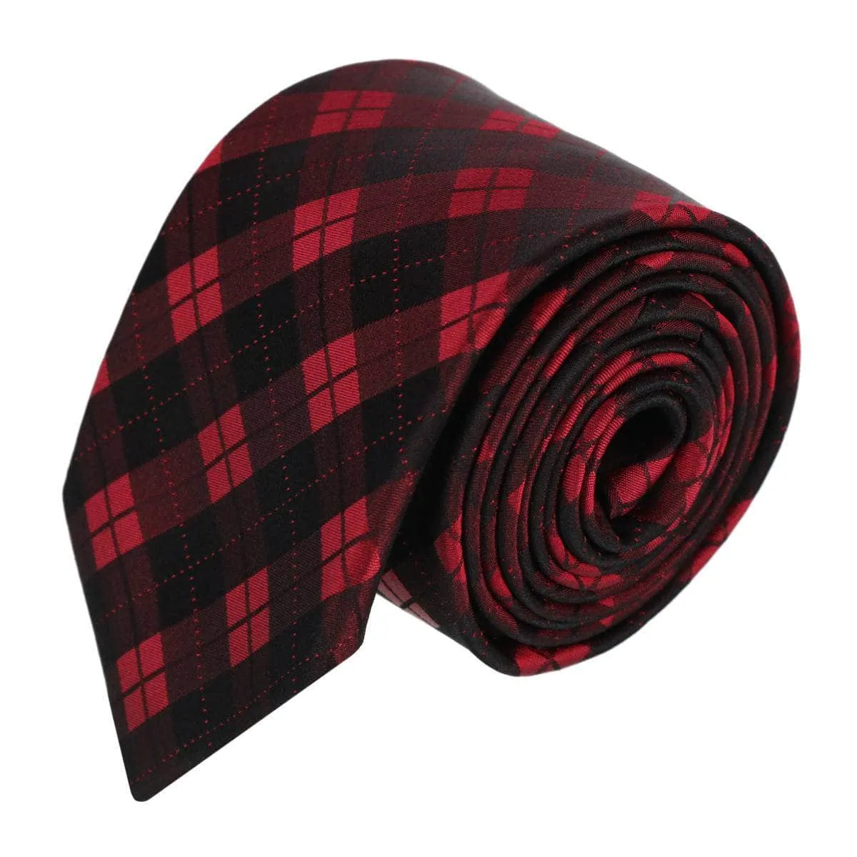 Digby Checkered Plaid Silk Necktie