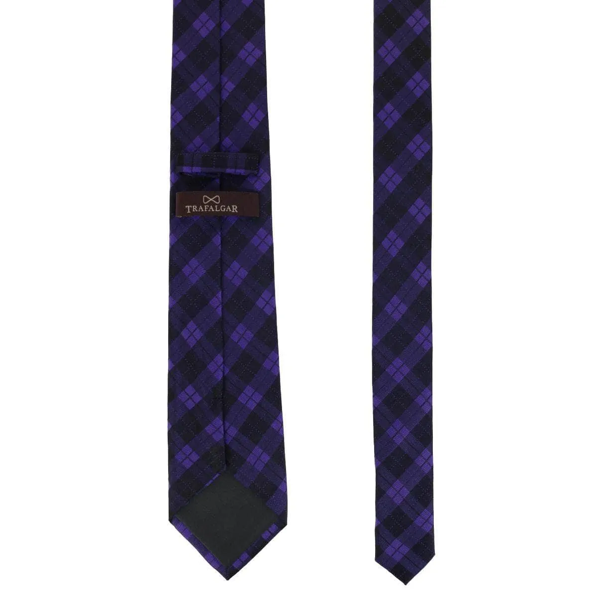 Digby Checkered Plaid Silk Necktie