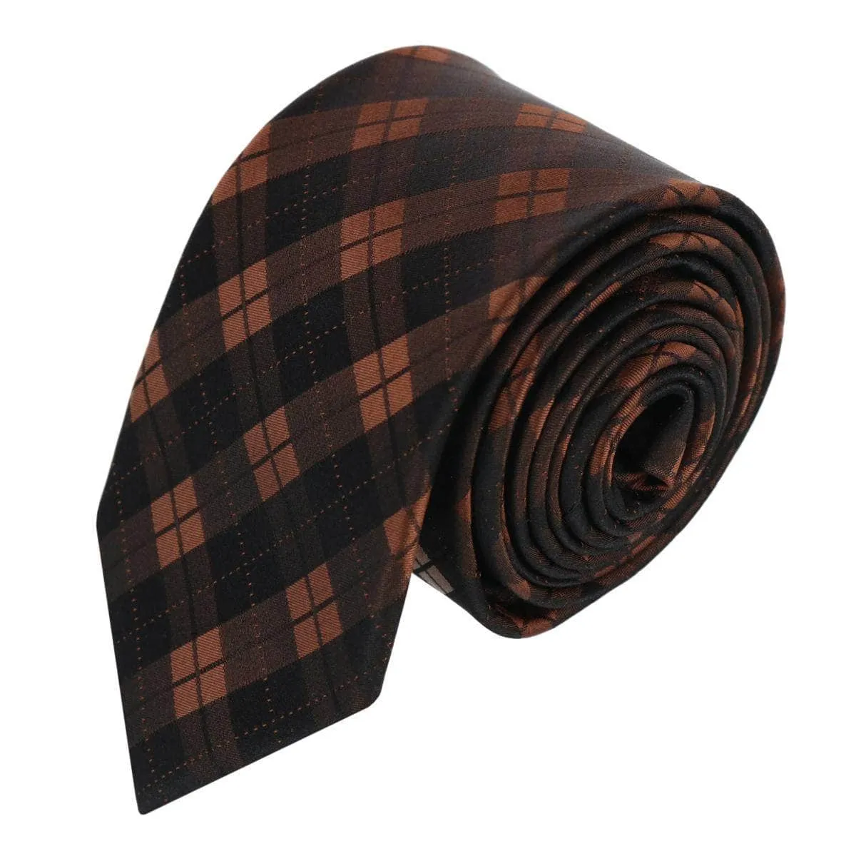 Digby Checkered Plaid Silk Necktie