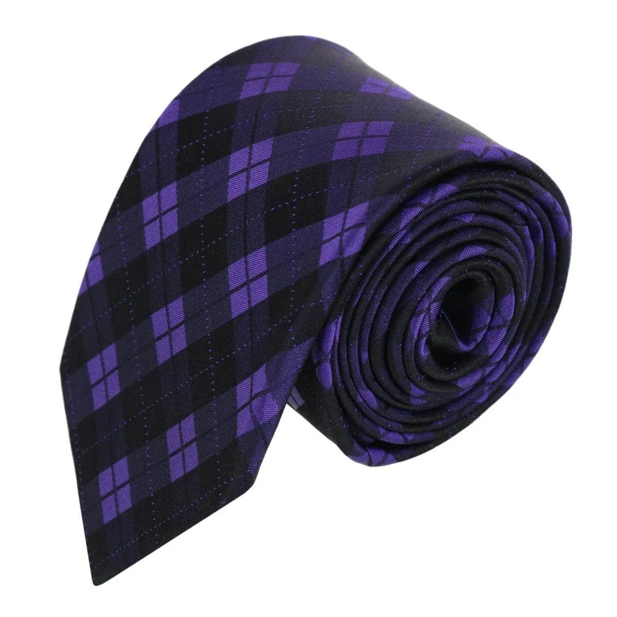 Digby Checkered Plaid Silk Necktie