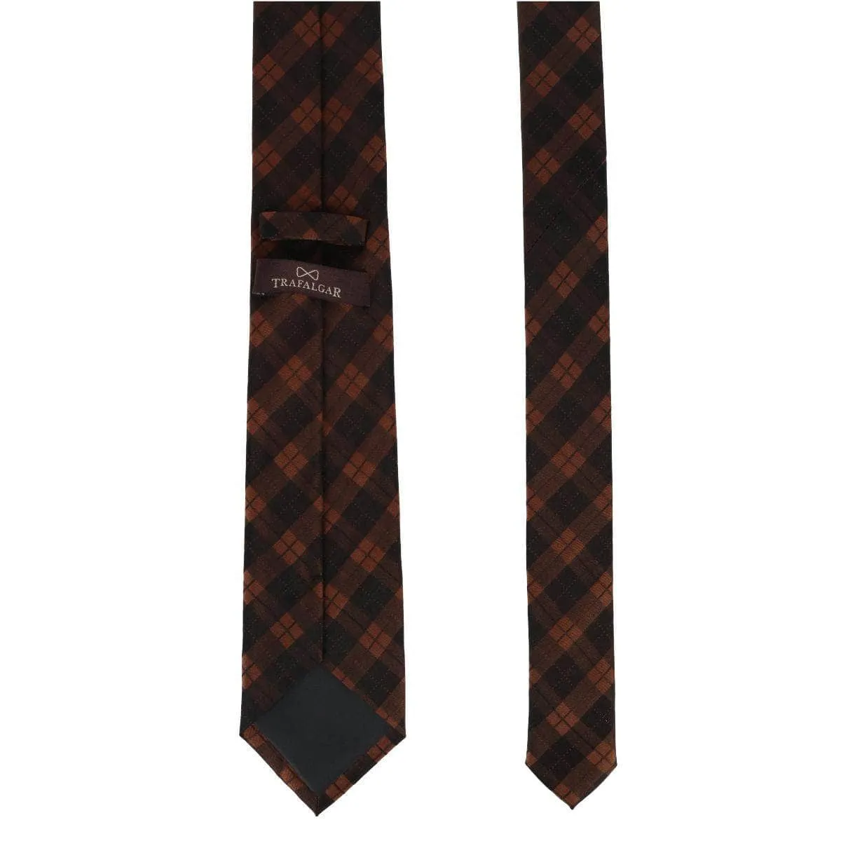 Digby Checkered Plaid Silk Necktie