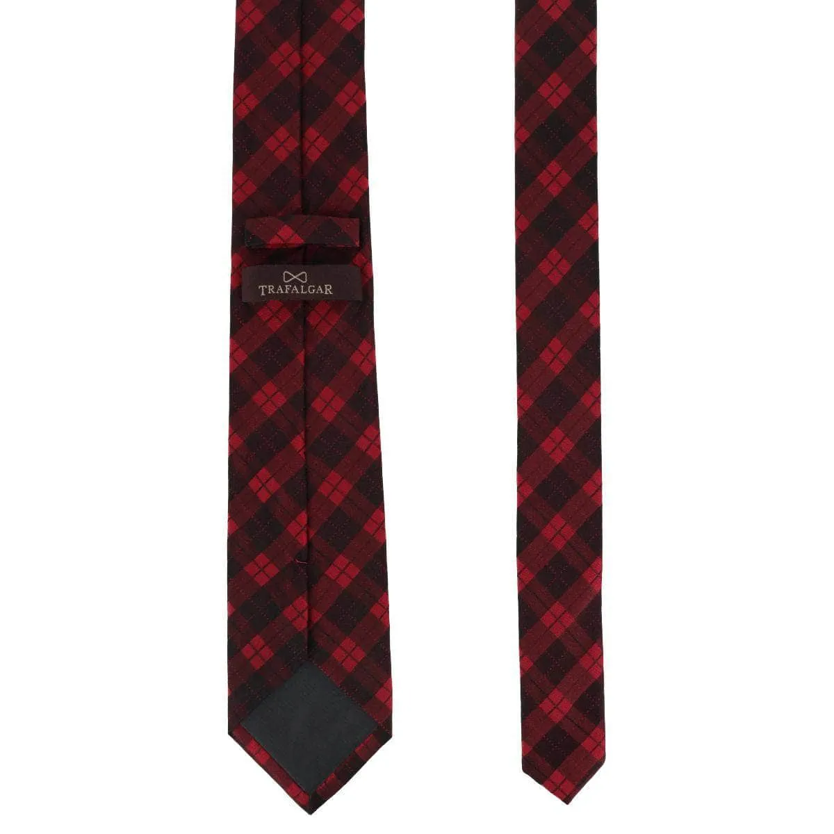 Digby Checkered Plaid Silk Necktie