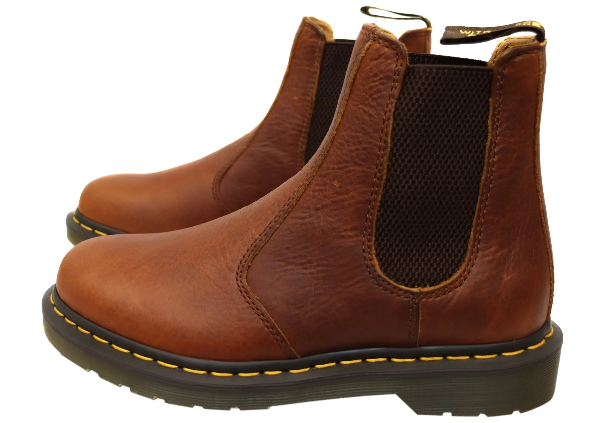 Dr Martens 2976 Cashew Ambassador Unisex Leather Chelsea Boots