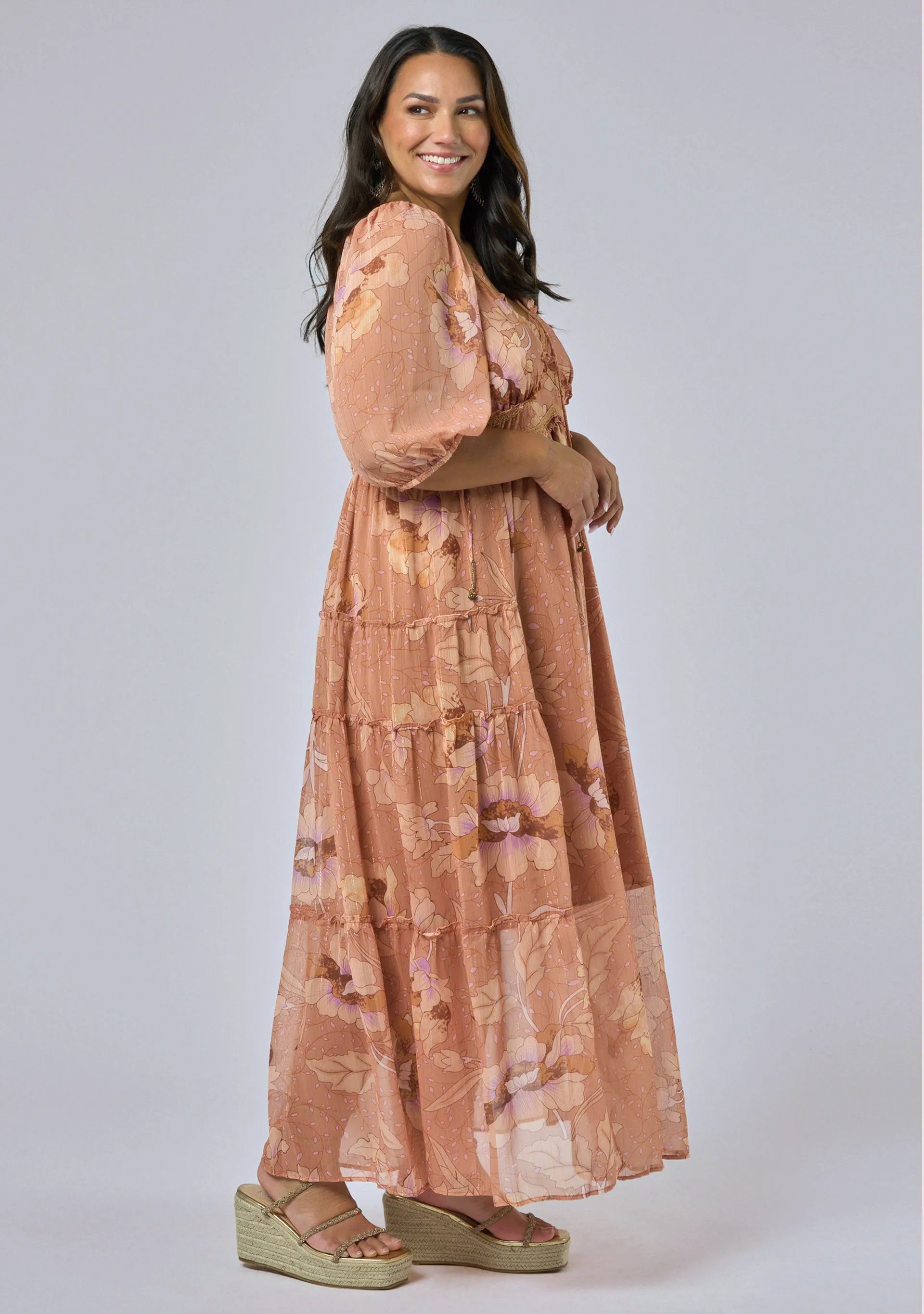 Earthy Enchantress Maxi Dress