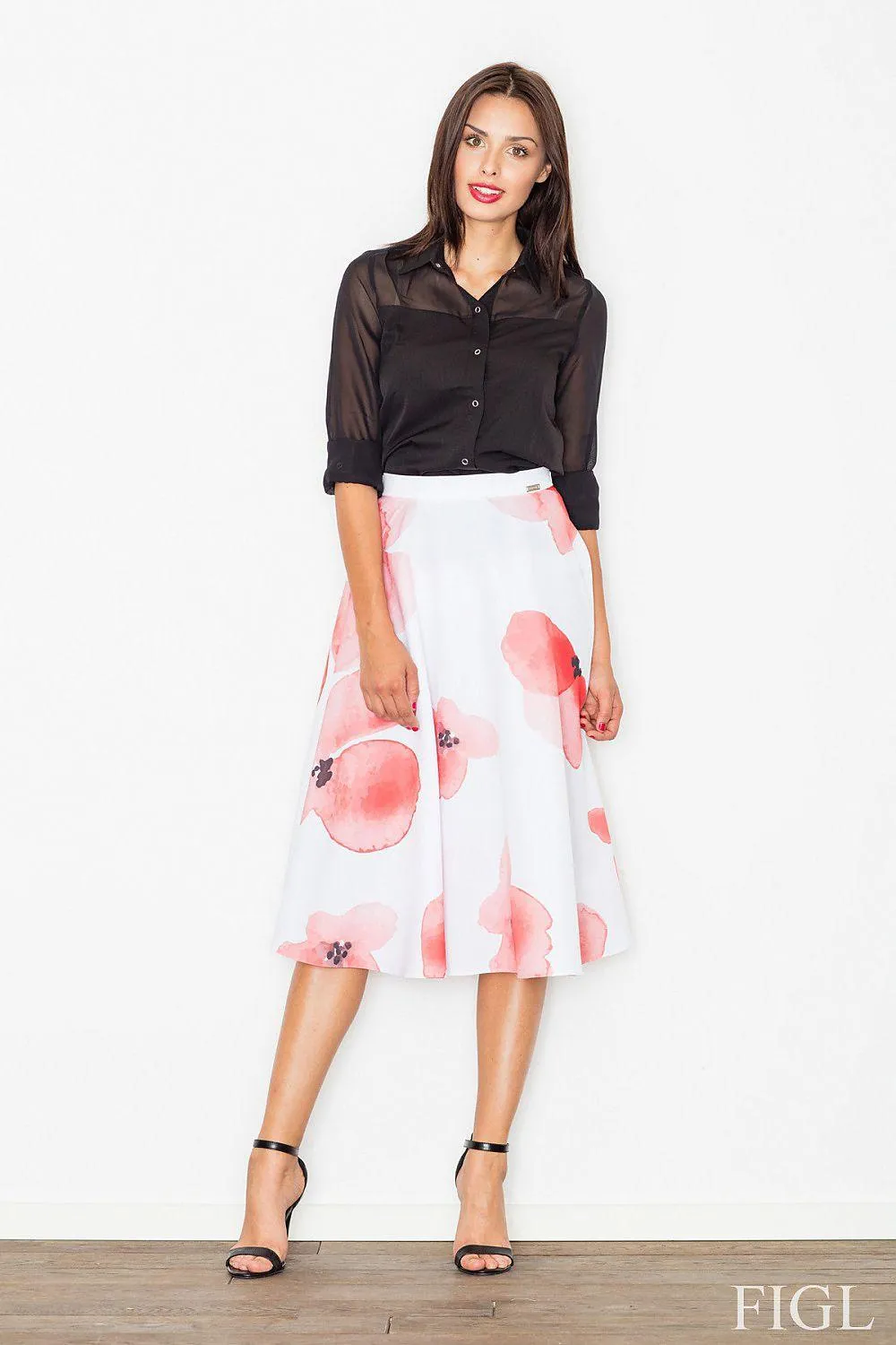 Elegant Flowy Midi Skirt - A Must-Have Fashion Staple