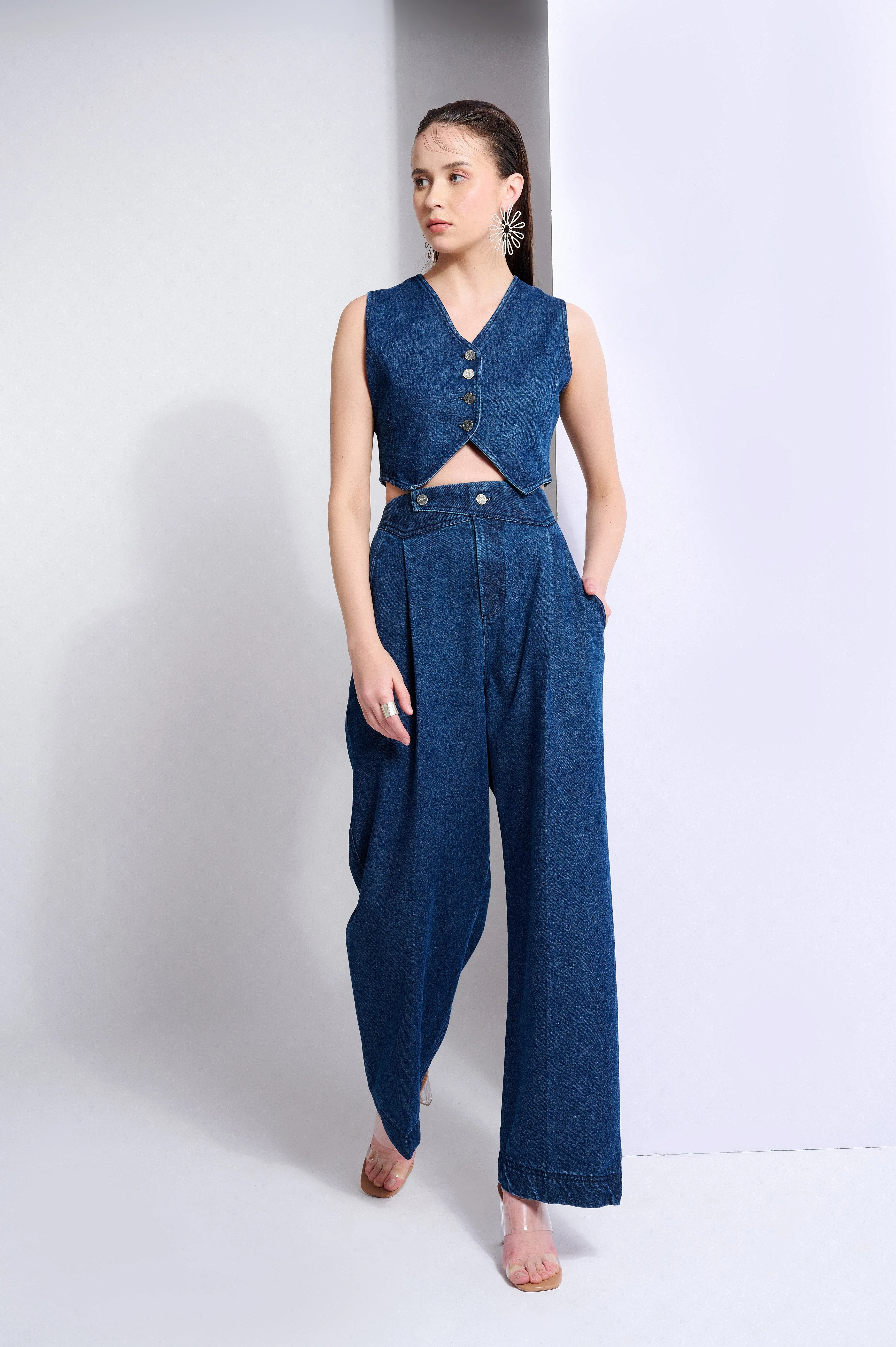 ELENA DENIM TROUSER