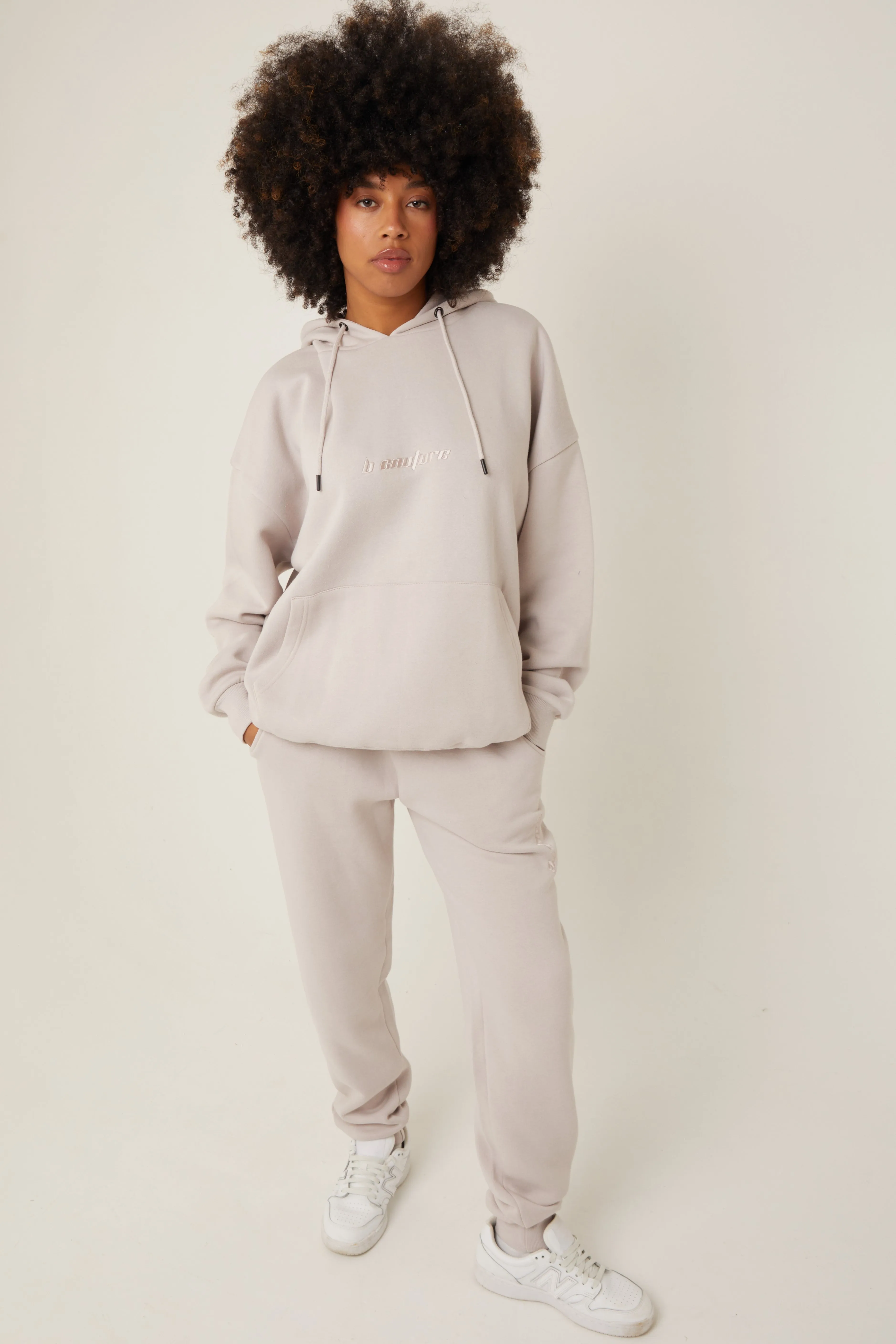 Essential Oversized Fleece Tracksuit - Metal Grey