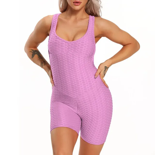 Fashionable Sexy Women's Sleeveless Backless Sportswear