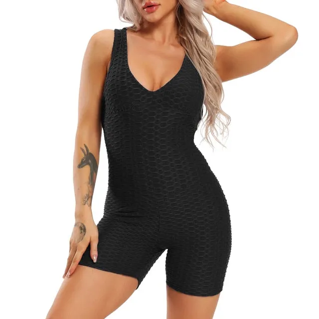 Fashionable Sexy Women's Sleeveless Backless Sportswear