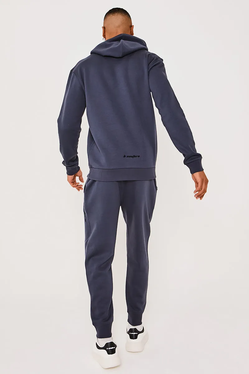 Finchley Road Fleece Tracksuit - Navy