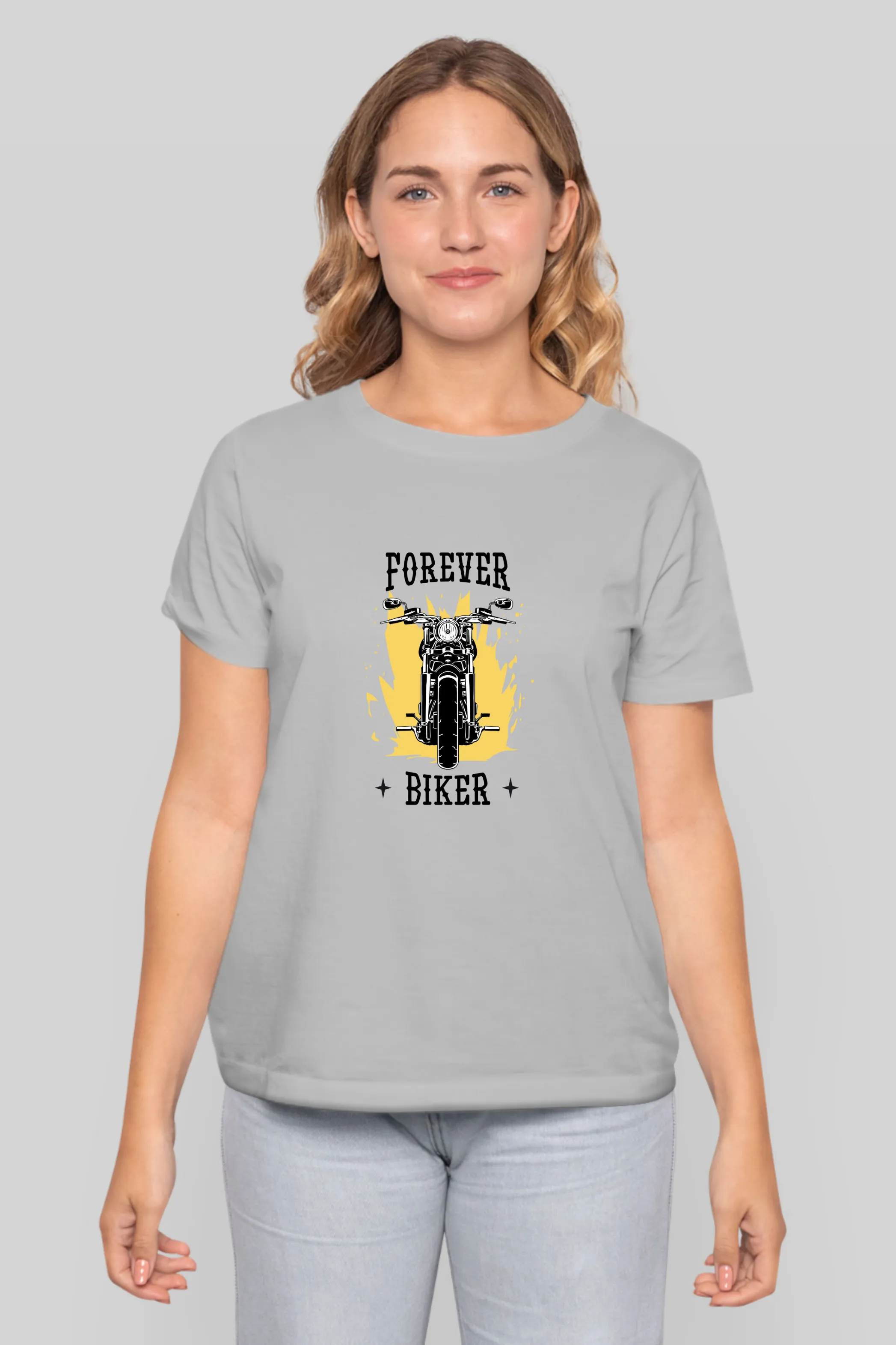 Forever Biker Printed T-shirt for women