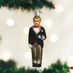 Groom - Blonde Ornament