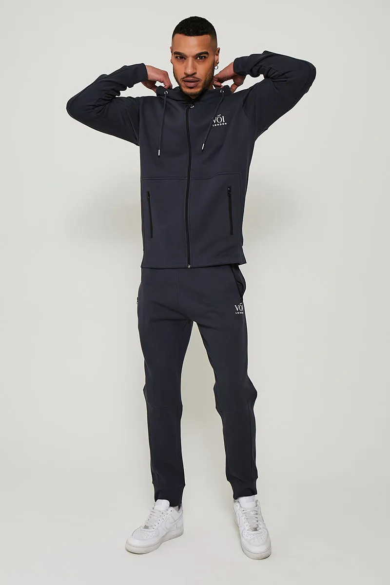 Guilford Fleece Tracksuit - Navy