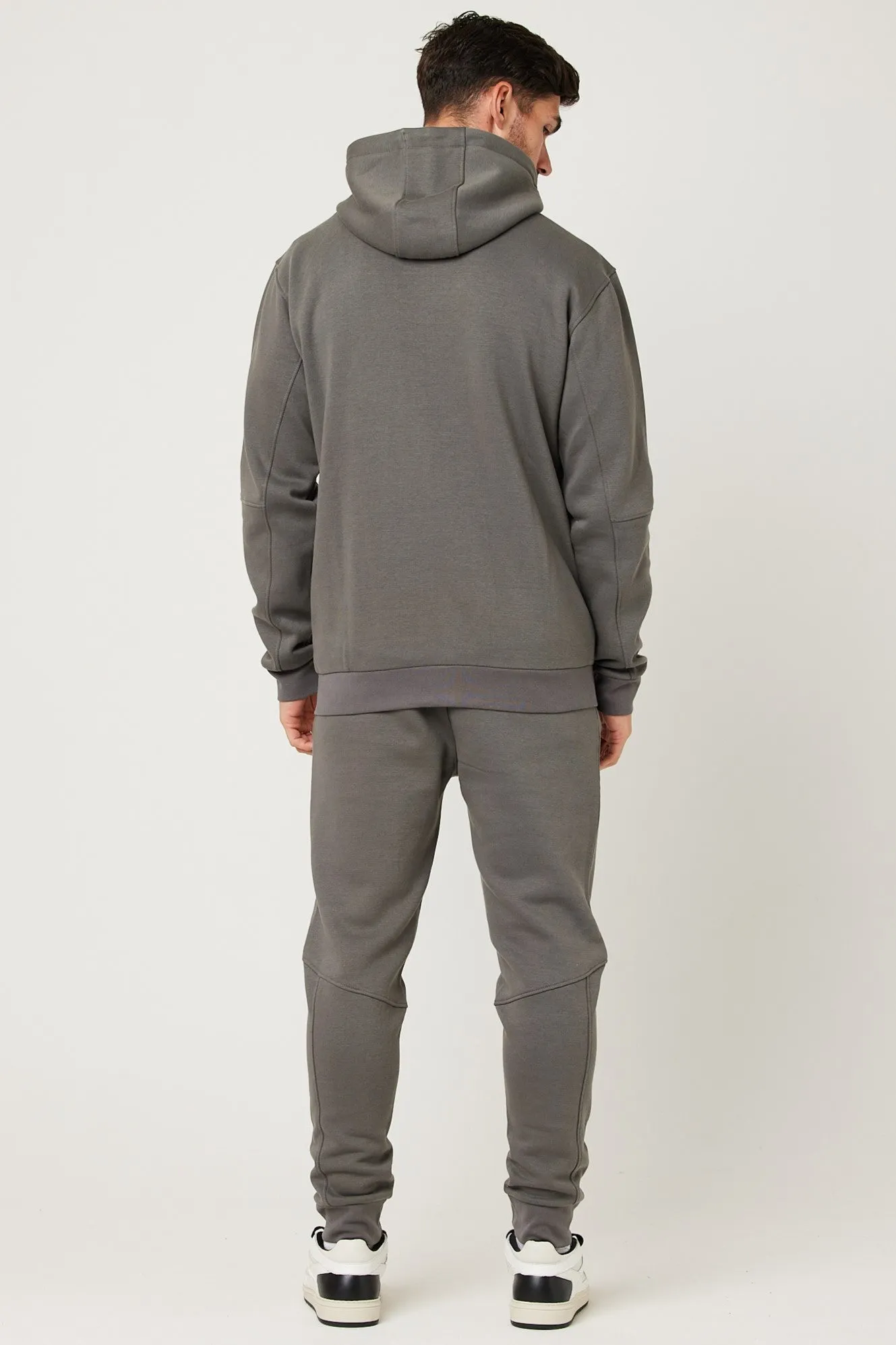 Harley Street Fleece Tracksuit - Dark Grey