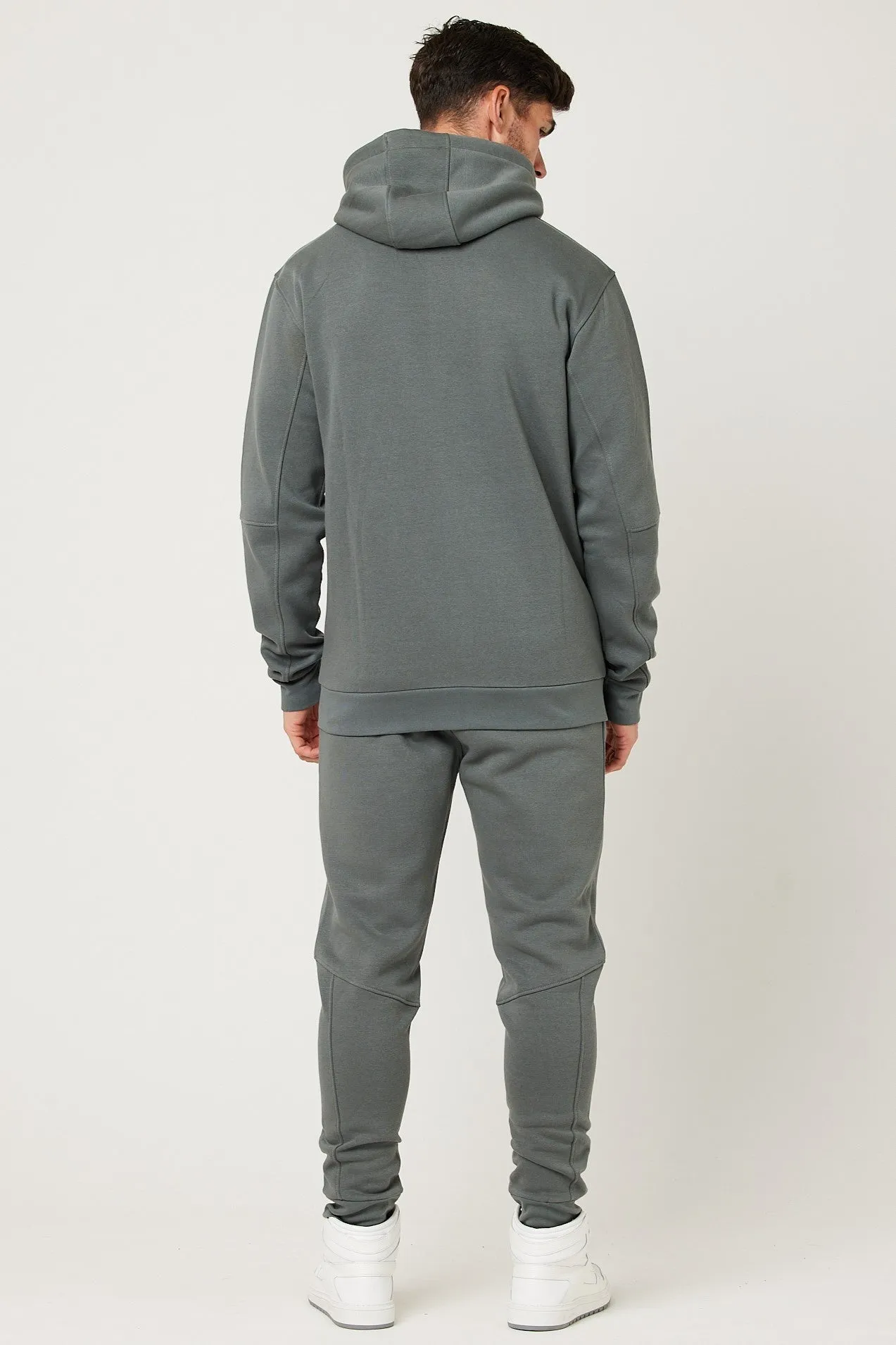 Harley Street Fleece Tracksuit - Gun Metal