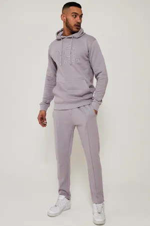 Holloway Road Fleece Tracksuit - Heather Grey