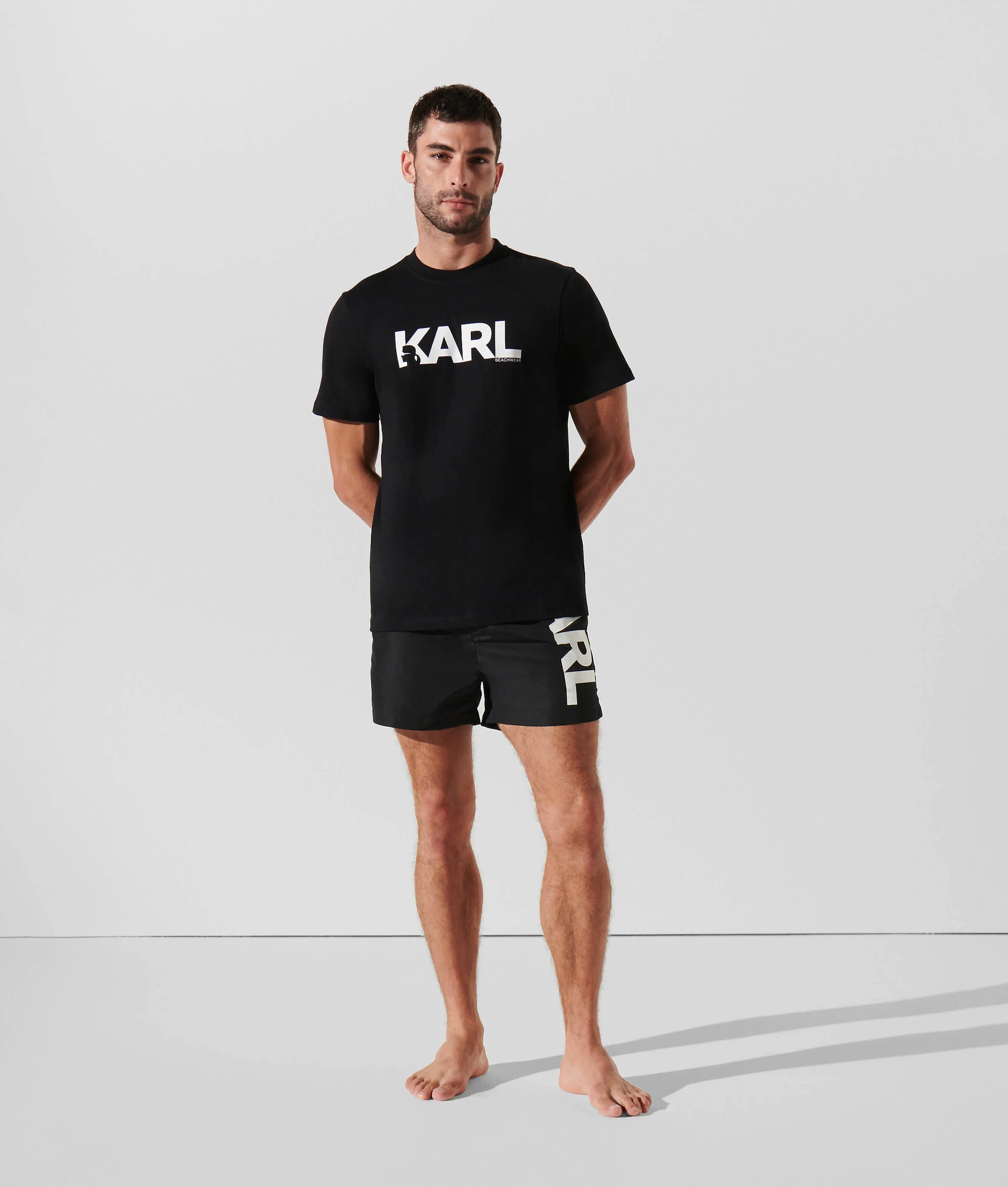 Karl Logo Beach T-Shirt*