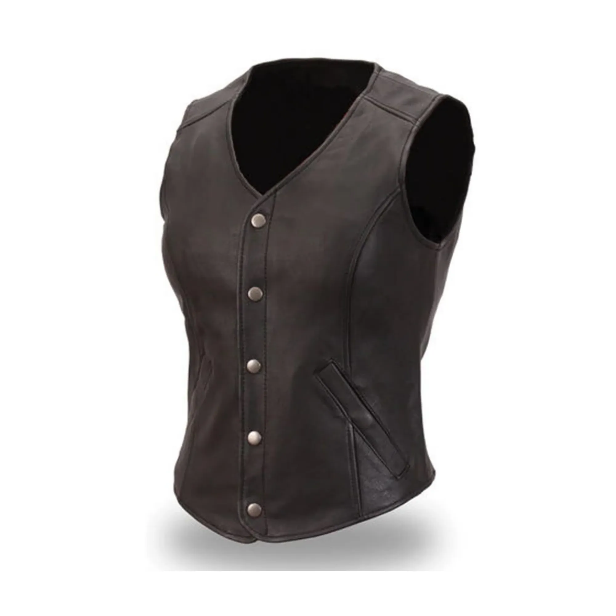 Ladies Leather Vest