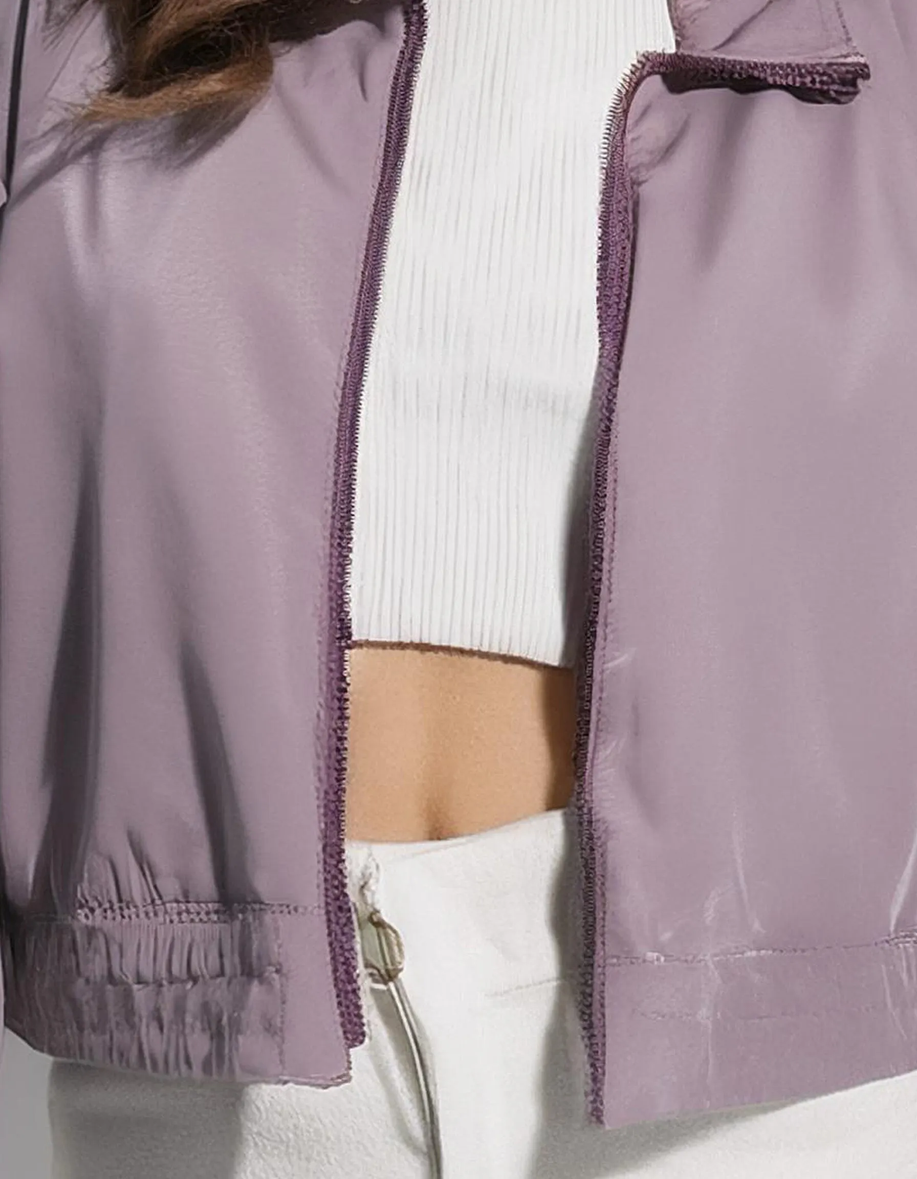 Lavender Dream Bomber Jacket