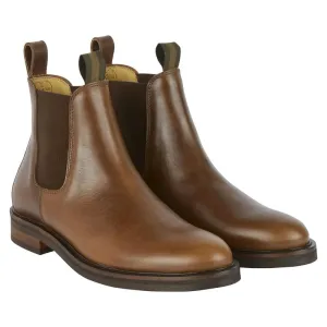 Le Chameau La Chelsea Cuir Mens Leather Boots - Burnished Brown