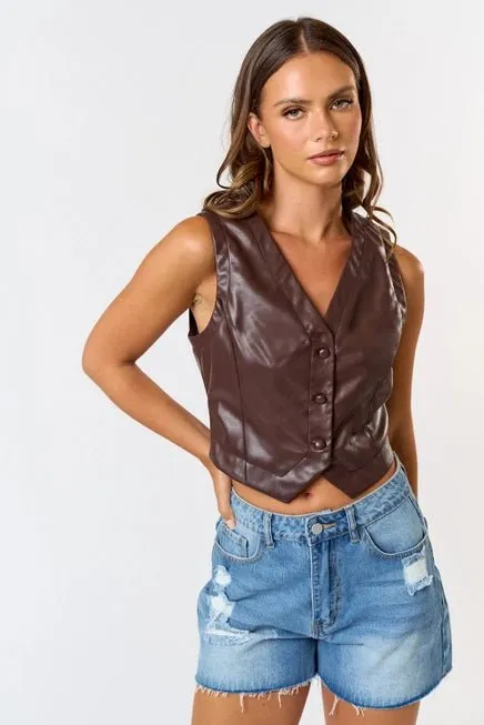 Leather Weather Vest