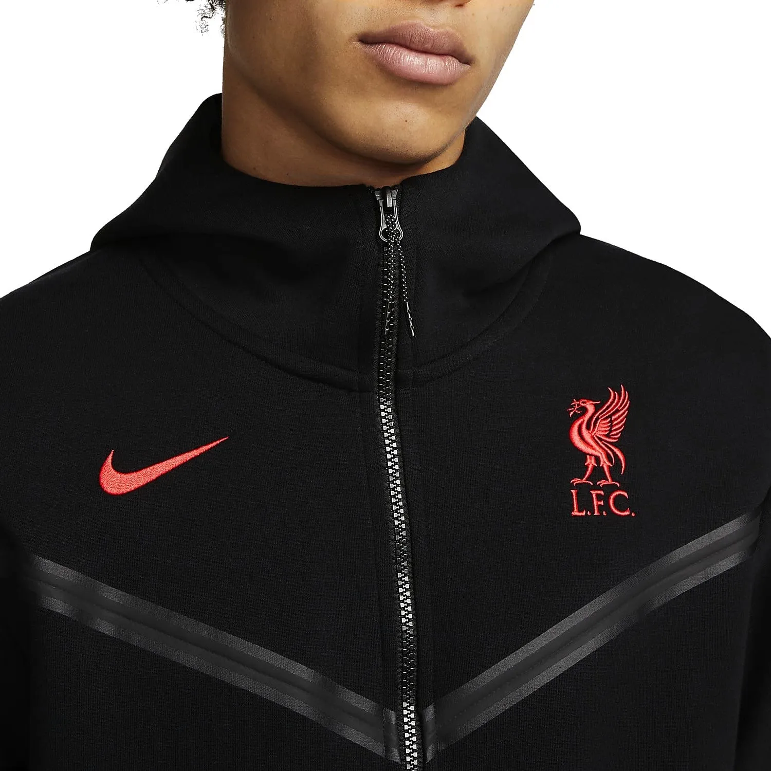 Liverpool FC black Tech Fleece presentation tracksuit 2022/23 - Nike