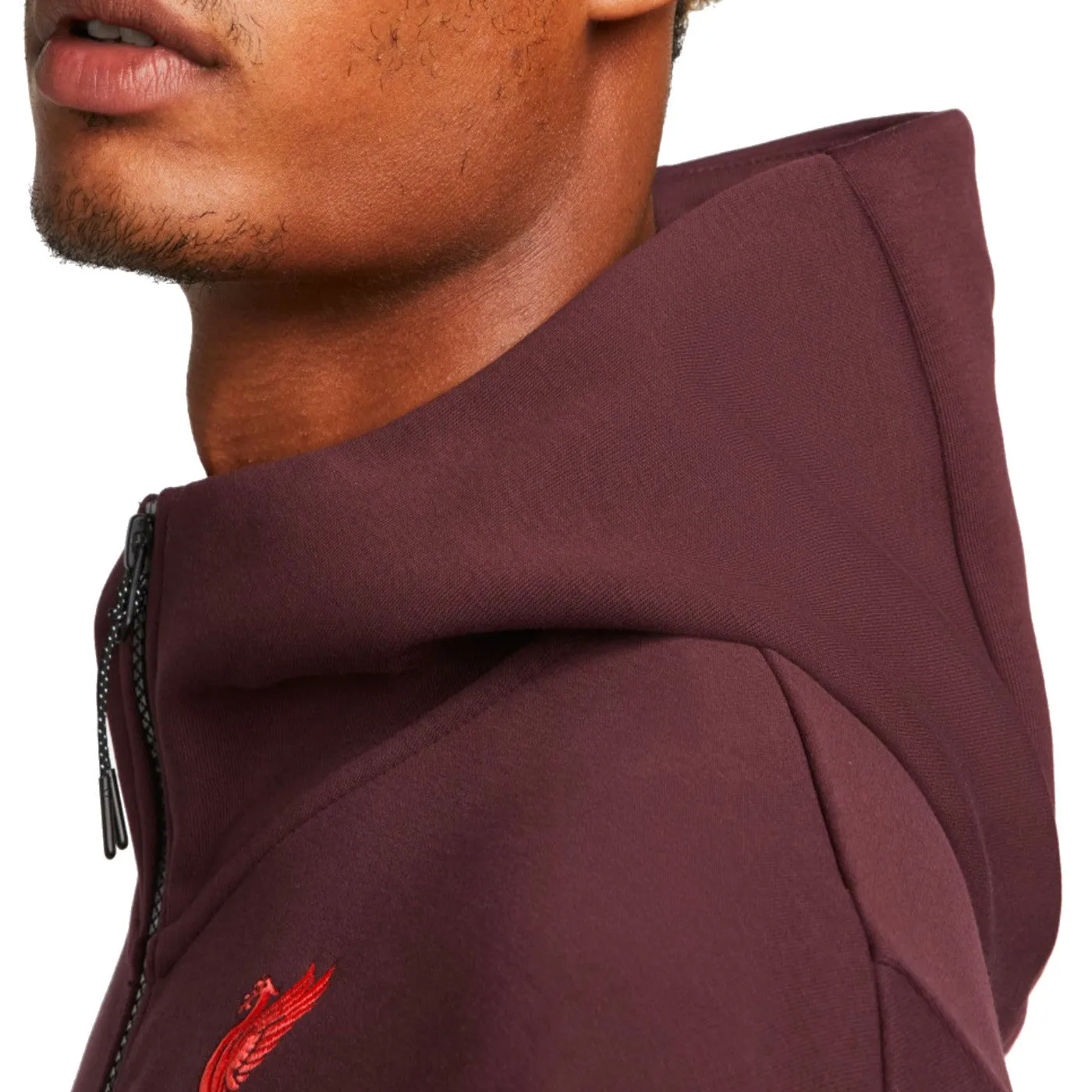 Liverpool FC dark red Tech Fleece presentation tracksuit 2023 - Nike