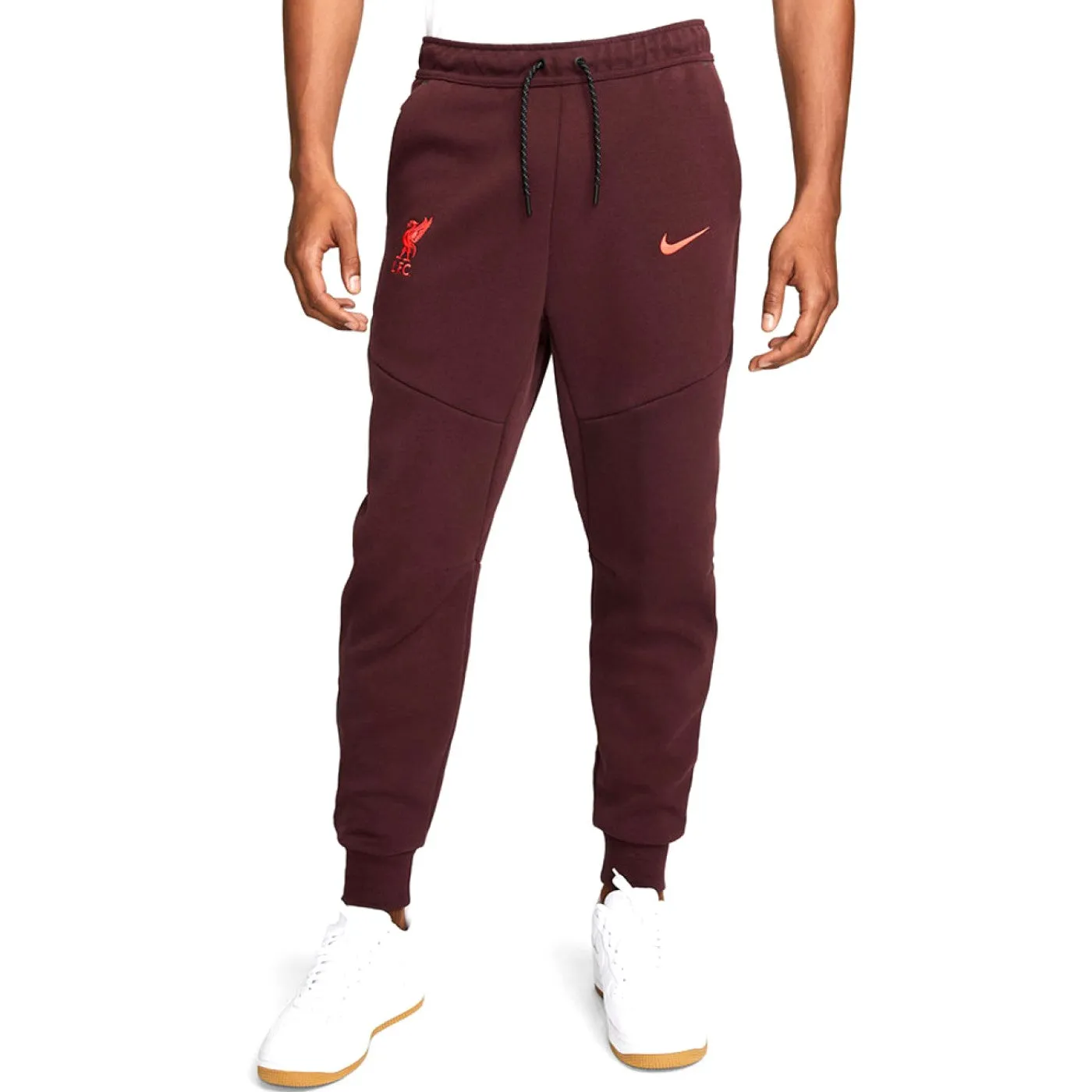 Liverpool FC dark red Tech Fleece presentation tracksuit 2023 - Nike