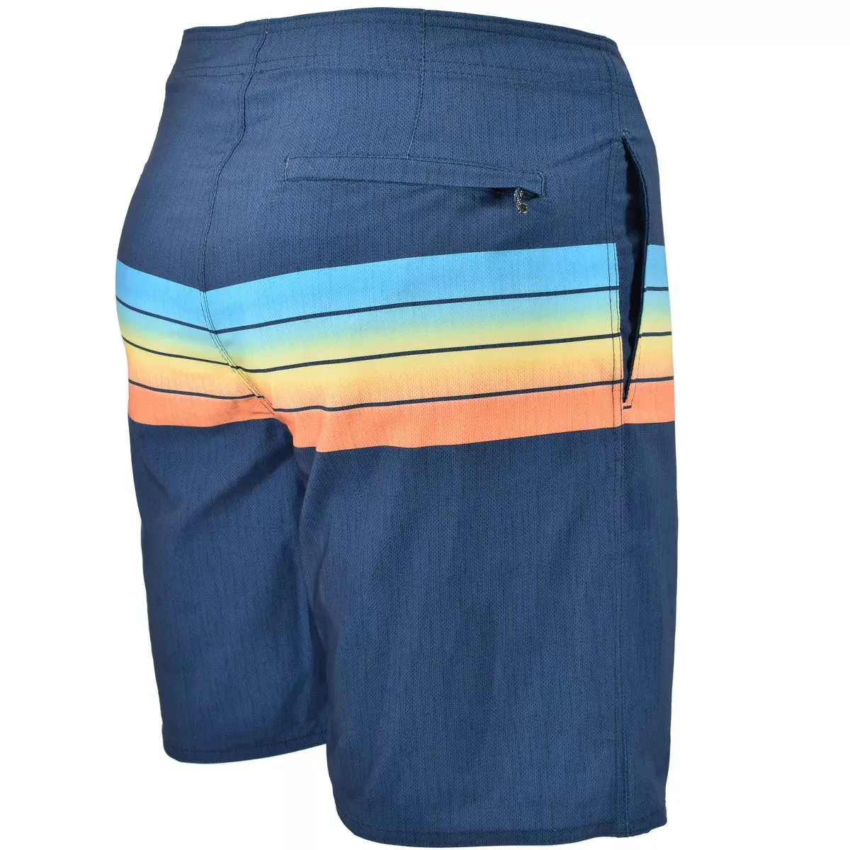 M-BS27 - Wholesale Men's Striped Board Shorts