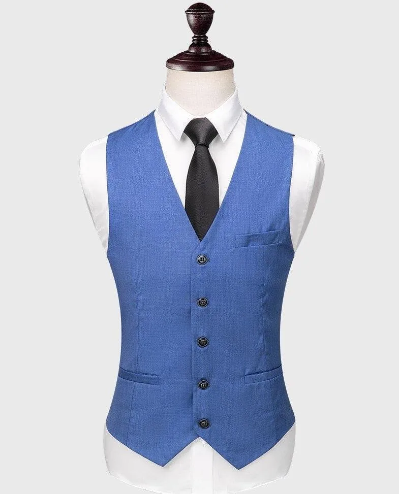 Men Suit - Giovani Blue 3-Piece Suit