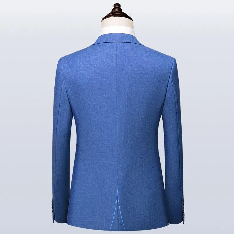 Men Suit - Giovani Blue 3-Piece Suit