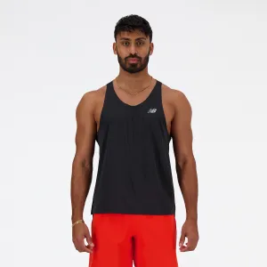 MEN'S ATHLETICS RACING SINGLET - BLACK