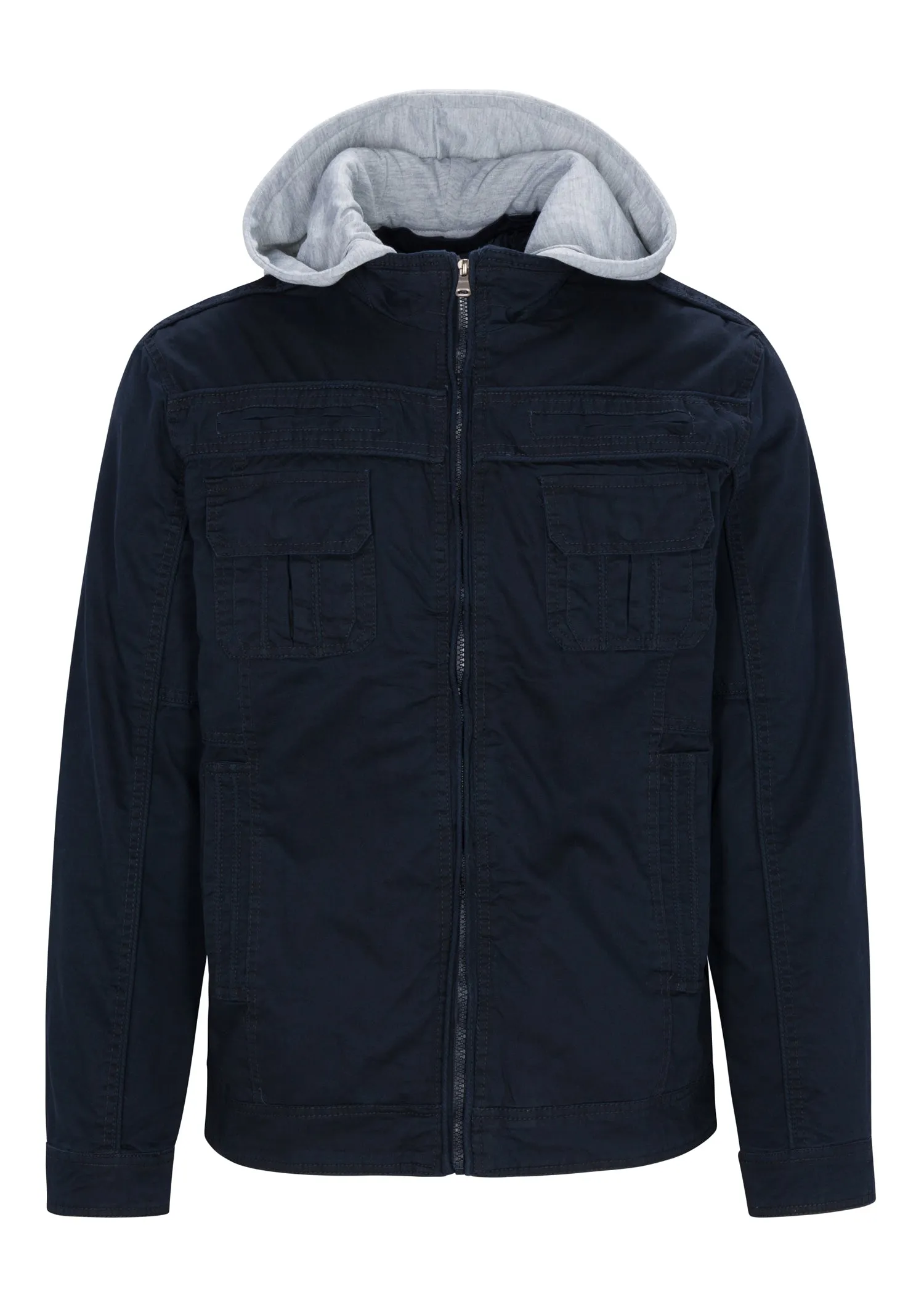 MEN'S RAGE HOODED TWILL JACKET