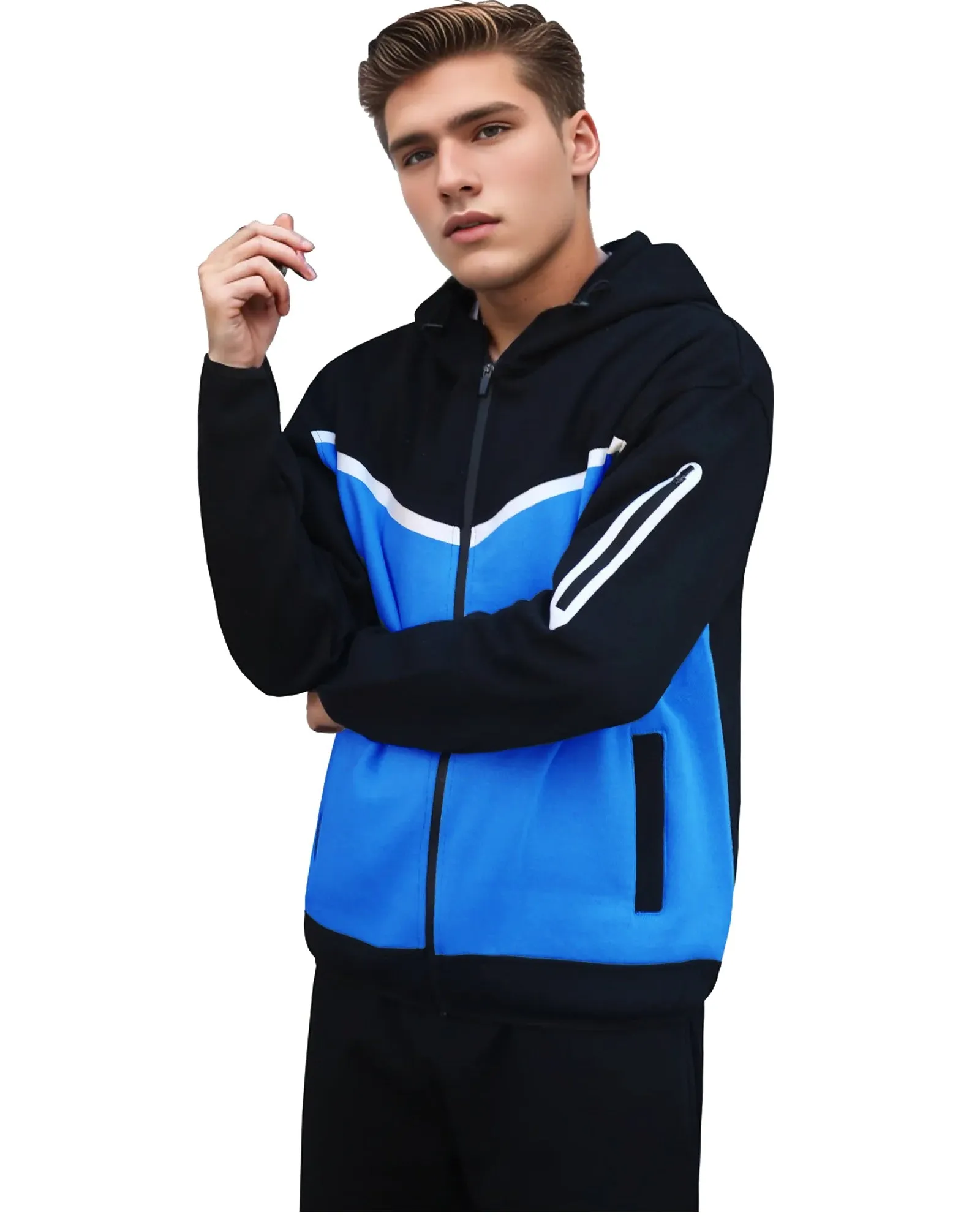 Men’s Sweatsuit Tech Fleece Heavy Duty Sweatpants & Sweat Jacket