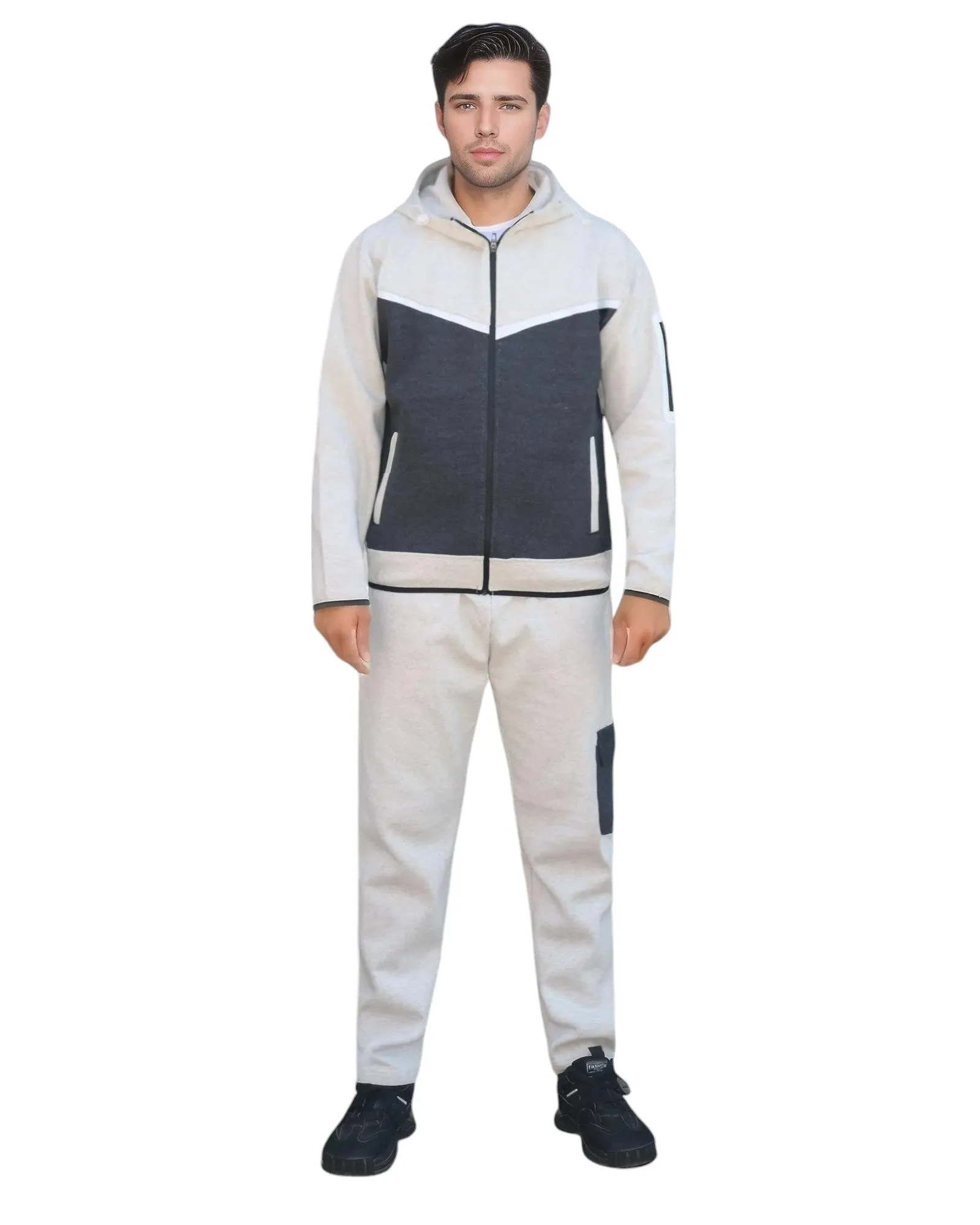 Men’s Sweatsuit Tech Fleece Heavy Duty Sweatpants & Sweat Jacket