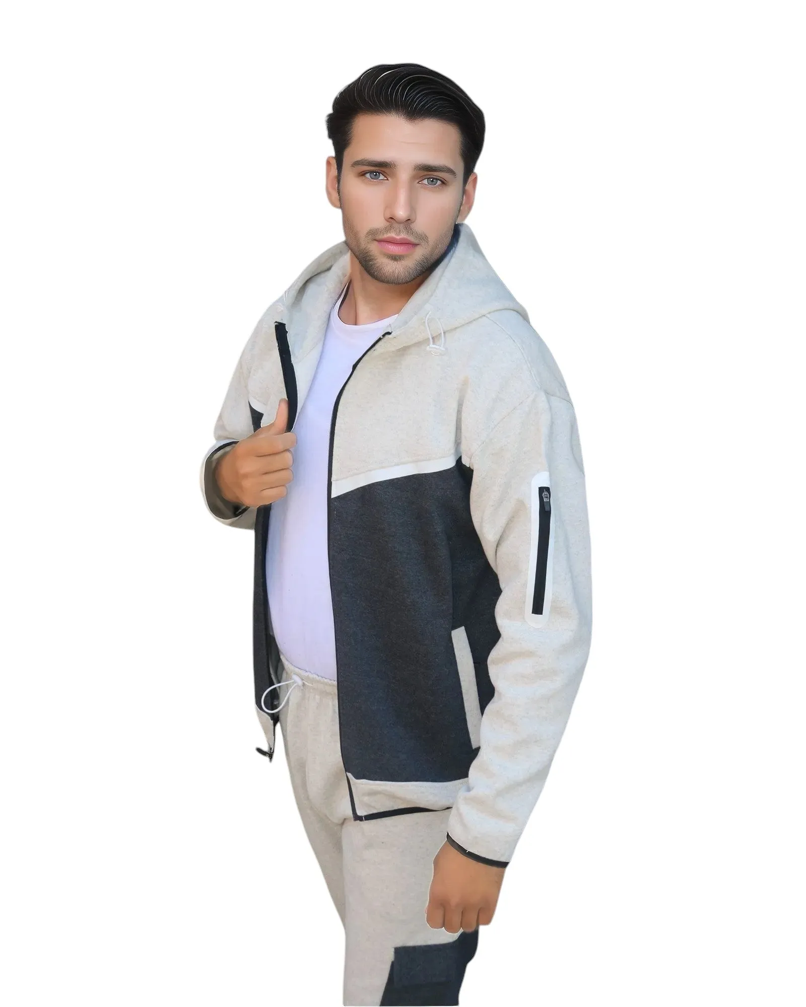 Men’s Sweatsuit Tech Fleece Heavy Duty Sweatpants & Sweat Jacket