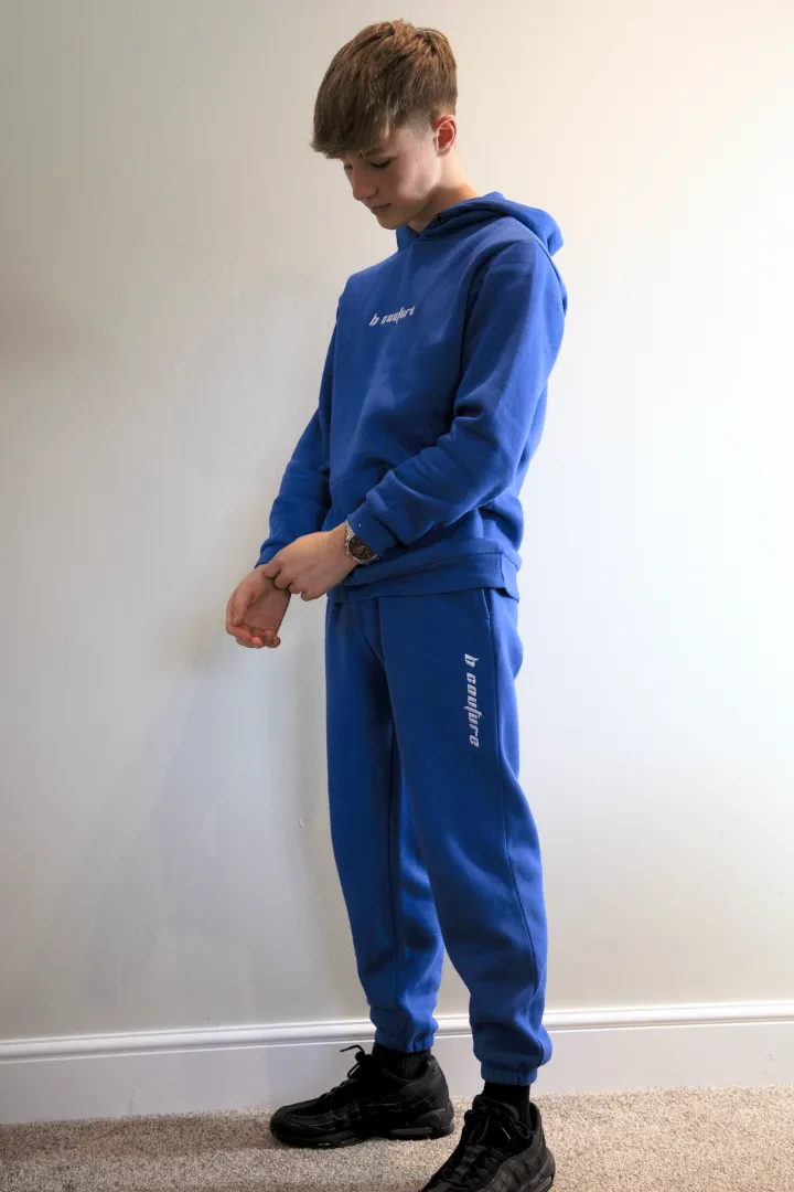 Modbury Fleece Tracksuit Junior - Cobalt Blue