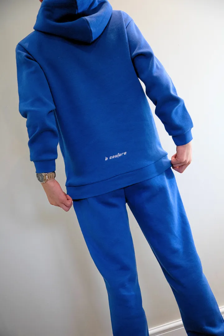 Modbury Fleece Tracksuit Junior - Cobalt Blue