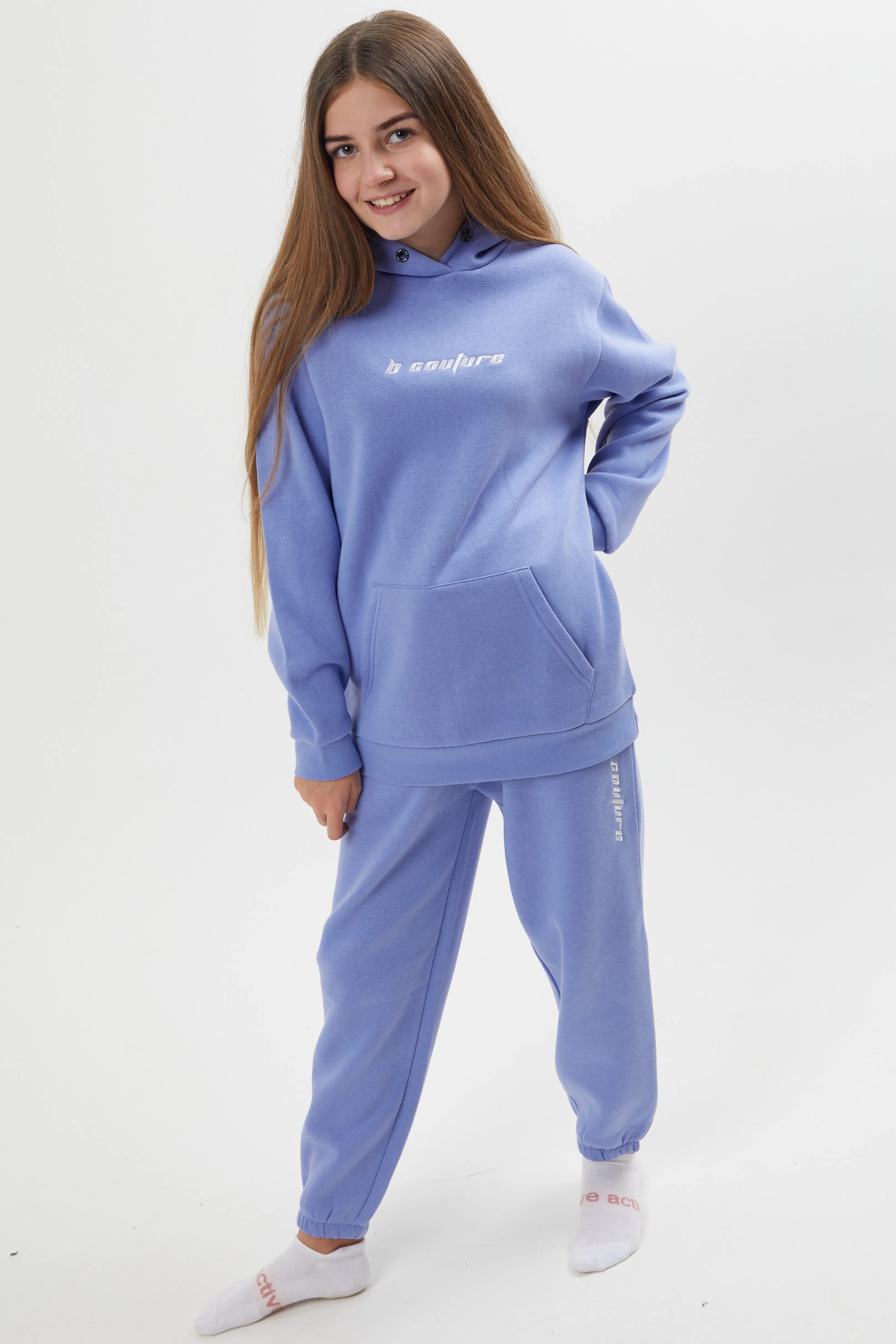 Modbury Fleece Tracksuit Junior - Violet