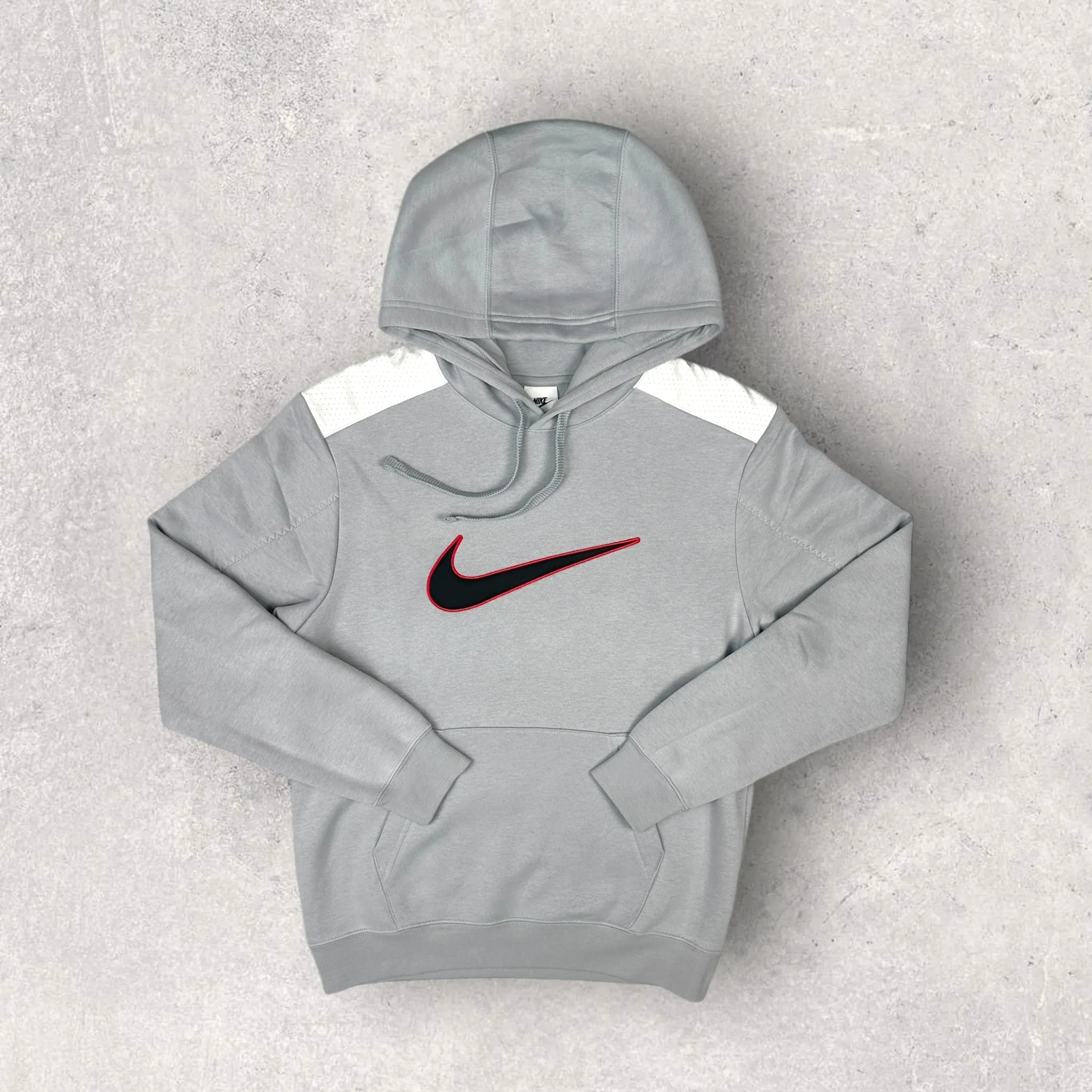 NIKE FLEECE TRACKSUIT - GREY/WHITE