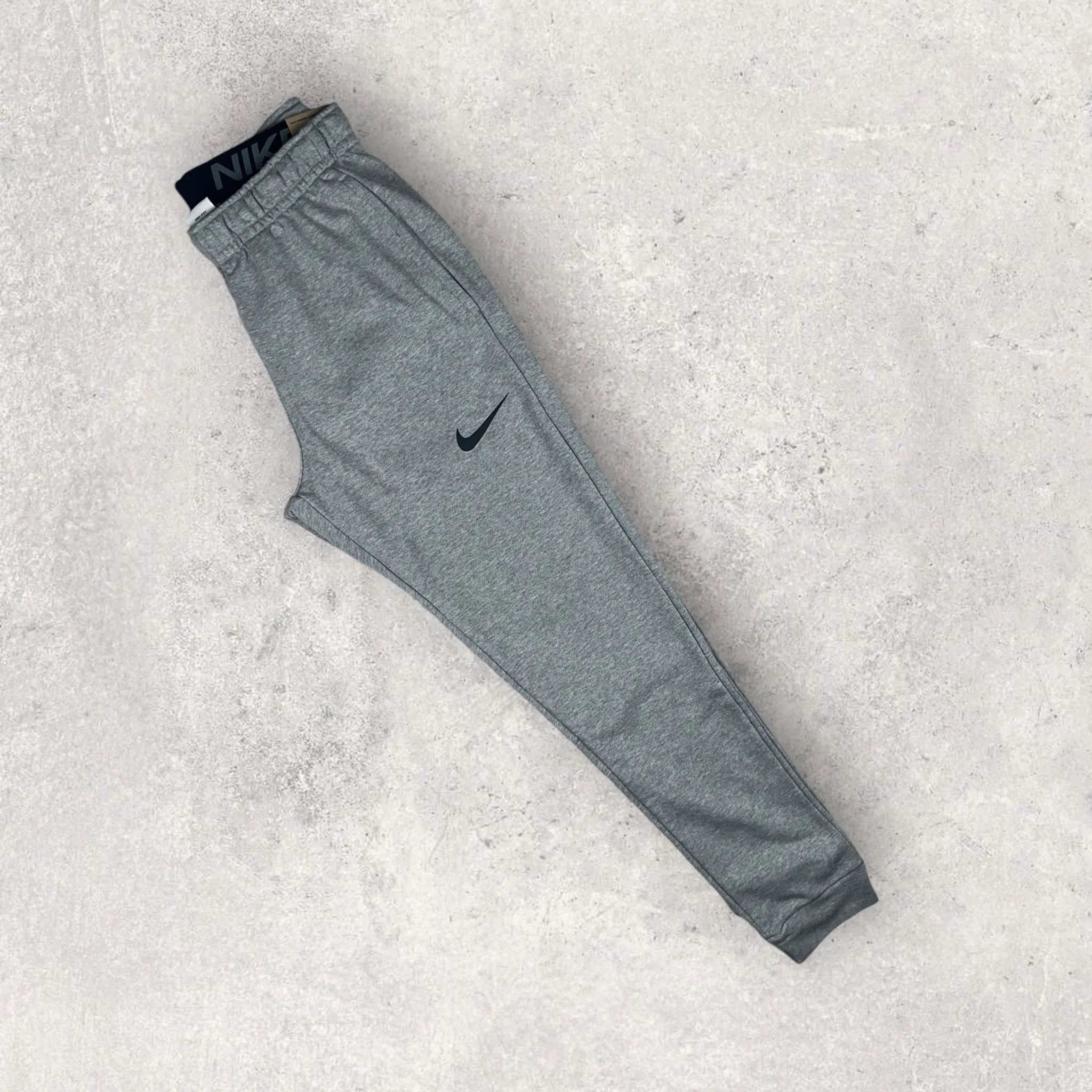 NIKE PRO DRI-FIT FLEECE TRACKSUIT - GREY